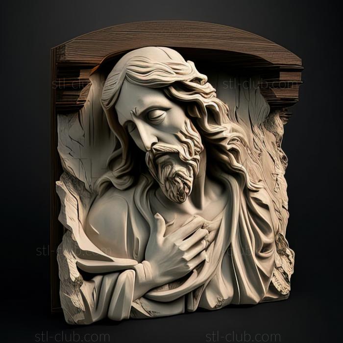 3D model st jesus (STL)